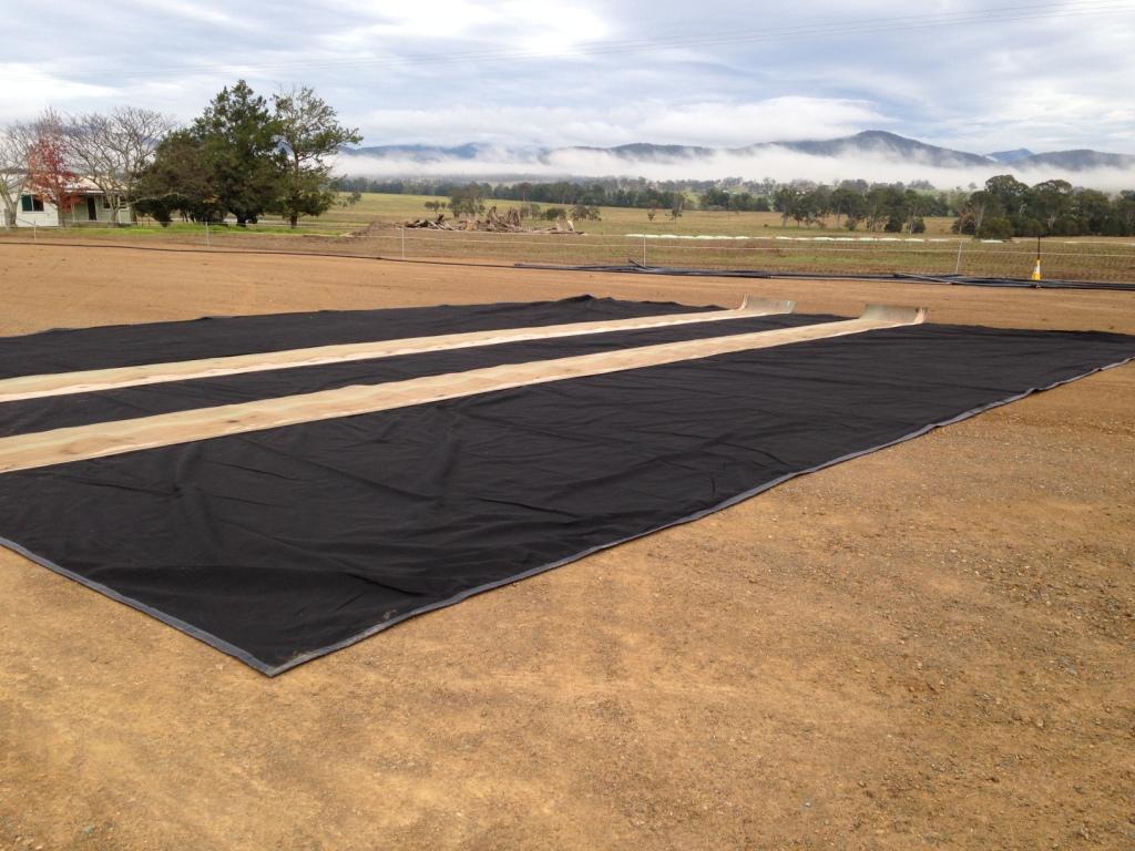 Custom Portable Containment Bund ground mat and belting