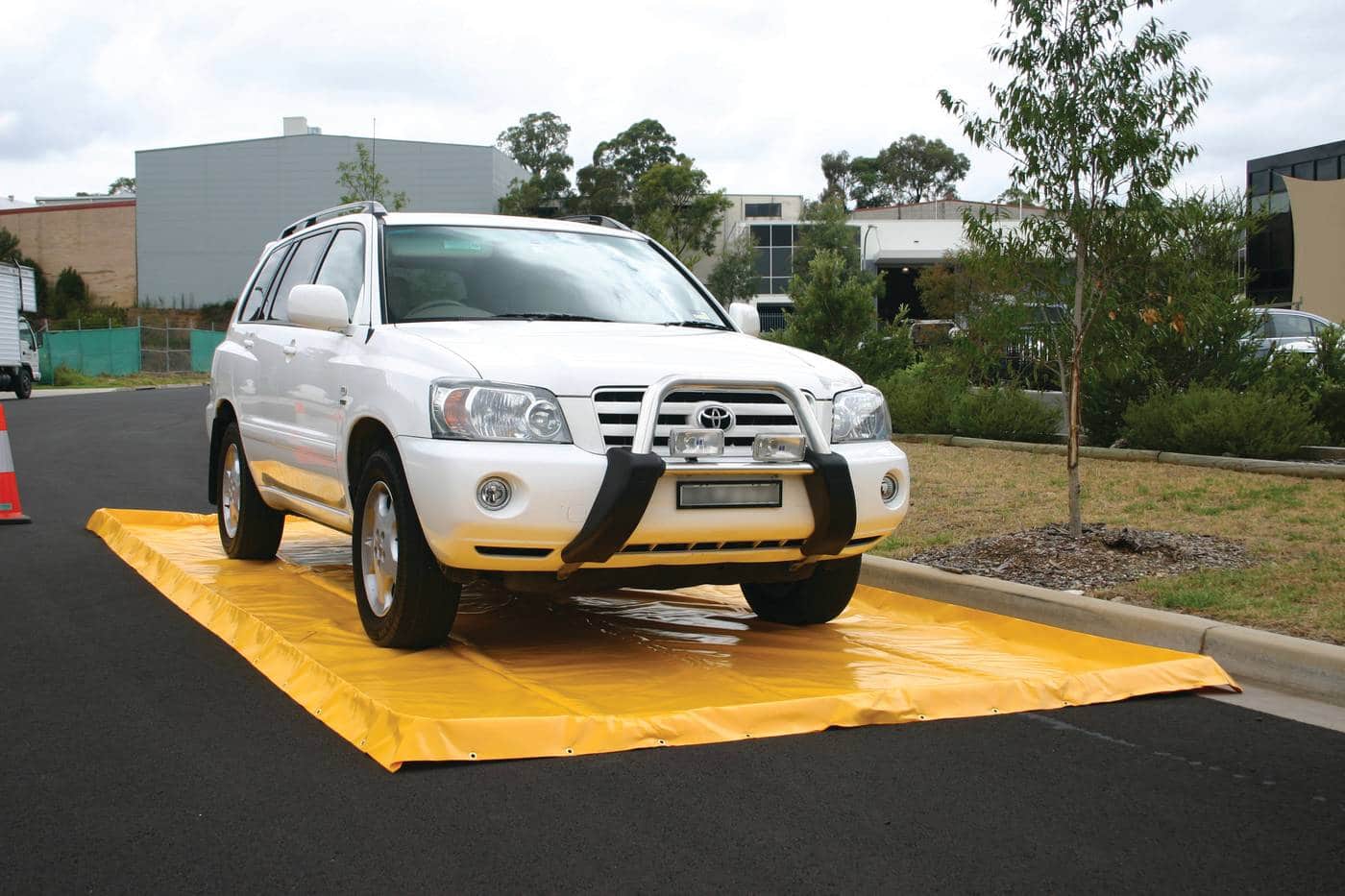 Chatoyer Vehicle Wash Mat with Car